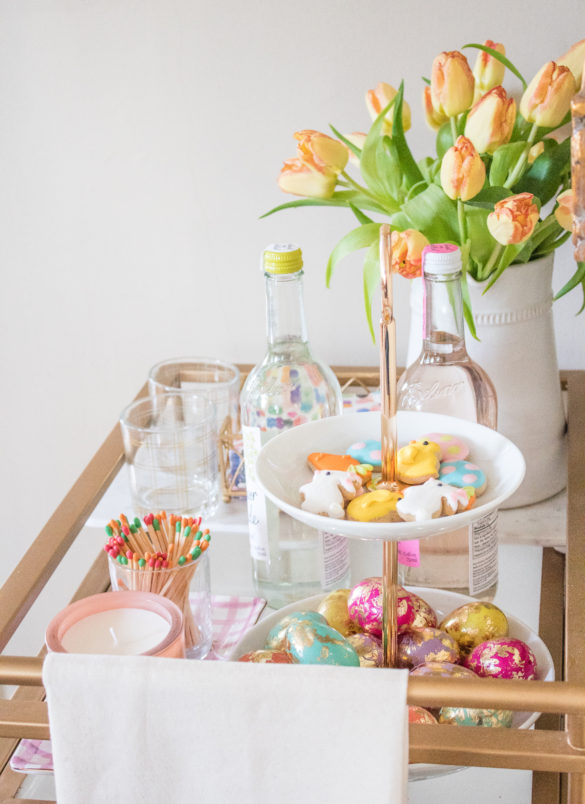 lo chandler easter bar cart