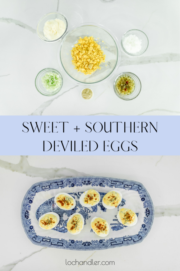 sweet + southern deviled eggs 