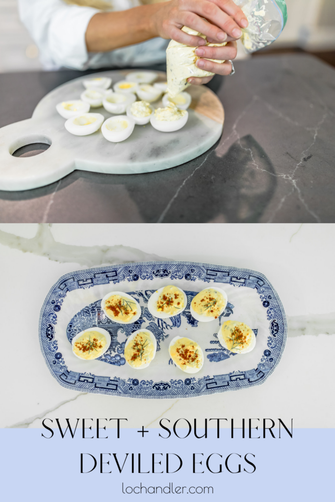 sweet + southern deviled eggs