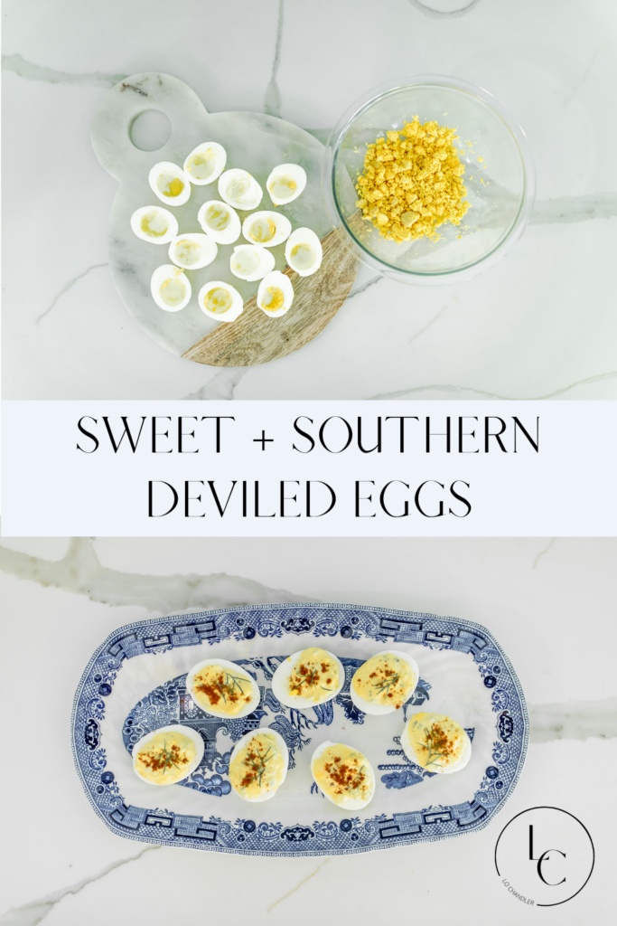 sweet + southern deviled eggs