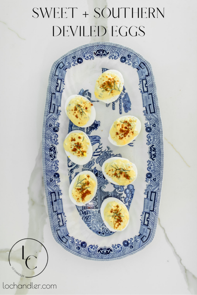 sweet + southern deviled eggs