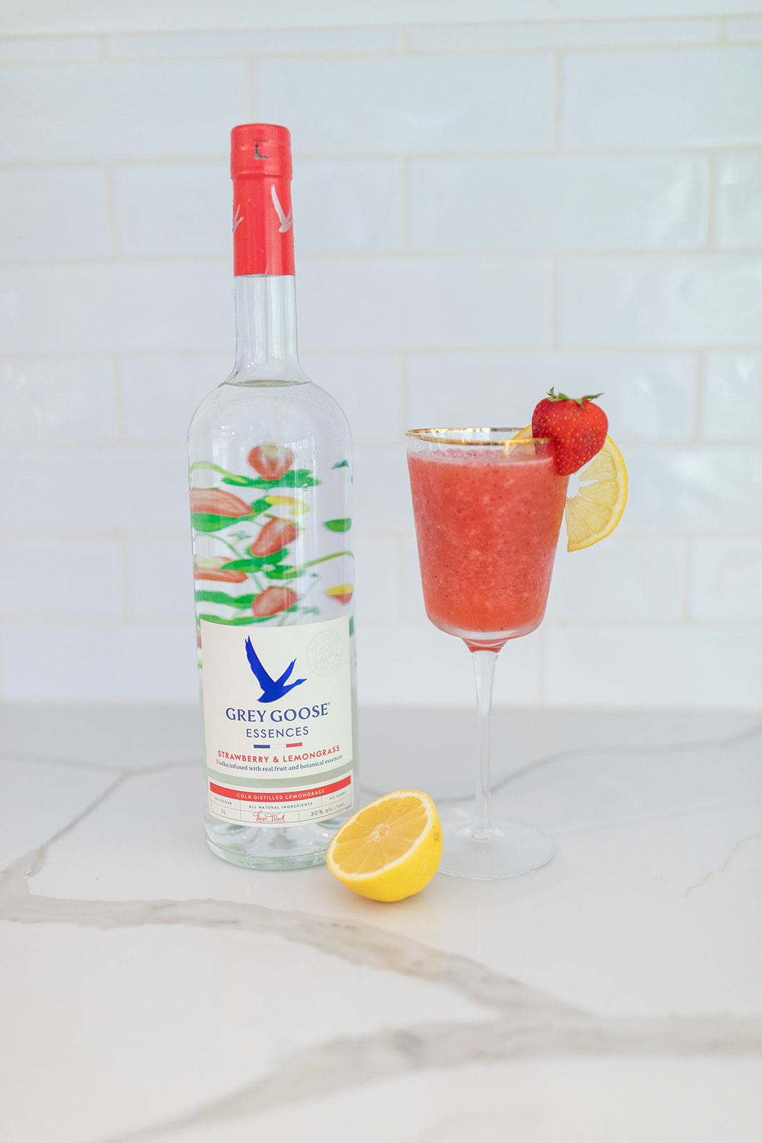 Frozen Strawberry Lemonade - LoChandler.com