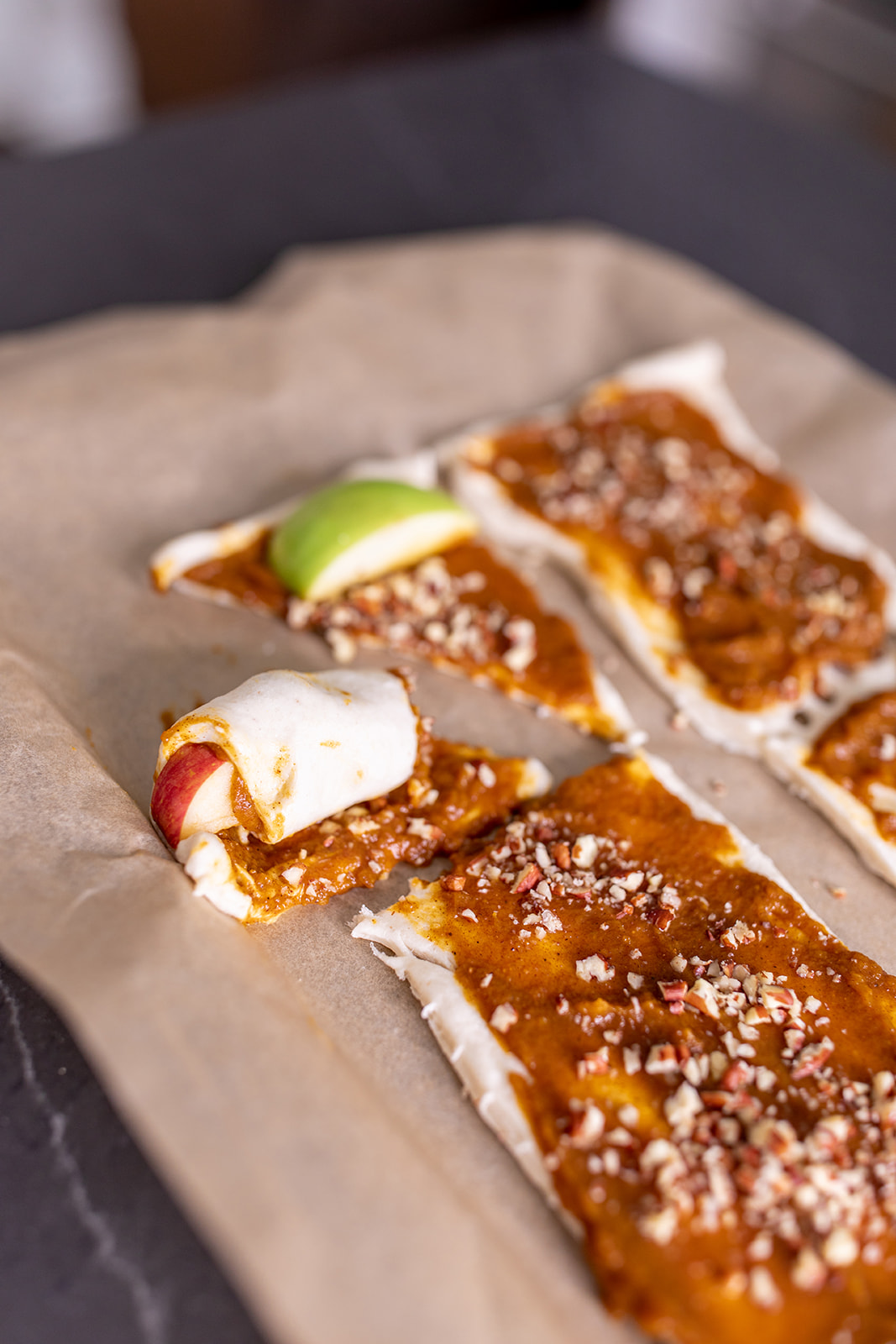 Apple Pumpkin Croissant Bites