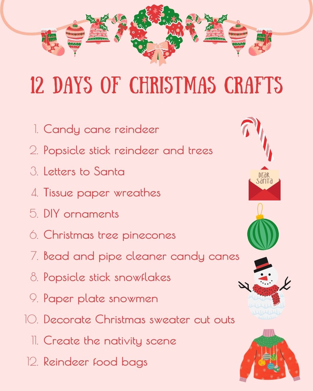 12 Easy Christmas Crafts