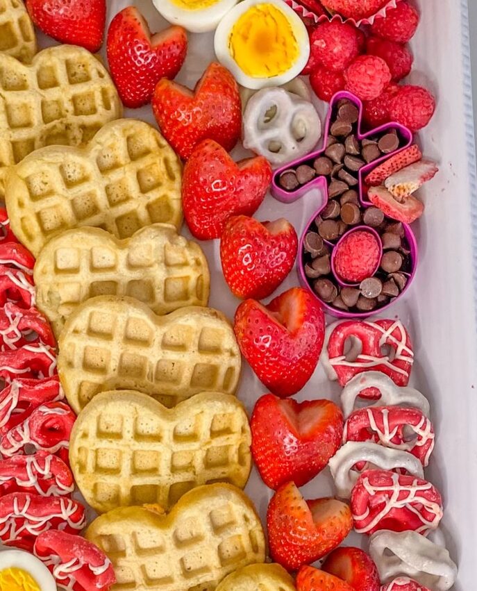 Valentine's Day Breakfast Board