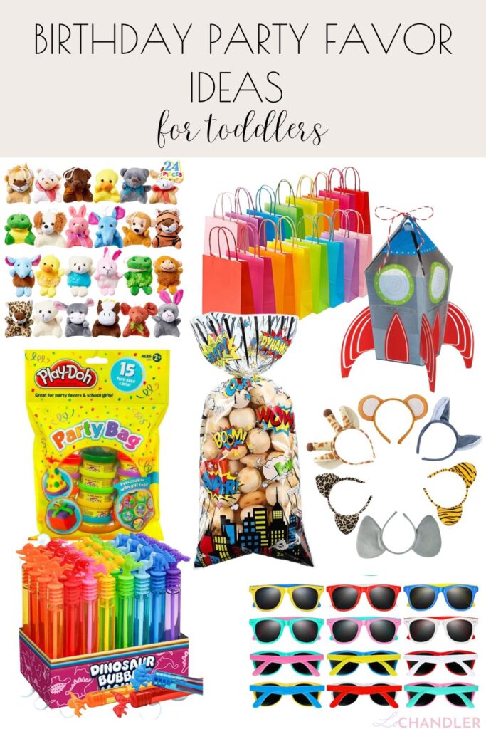 Toddler Birthday Party Favor Ideas