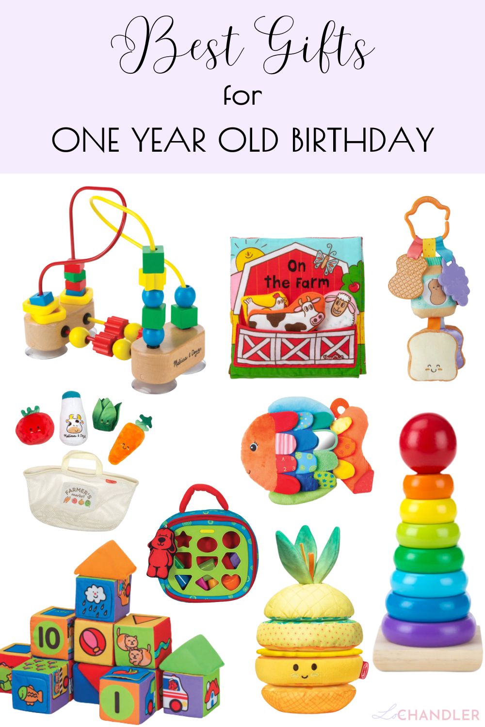 Gift Ideas for One Year Olds - Cassie Bustamante