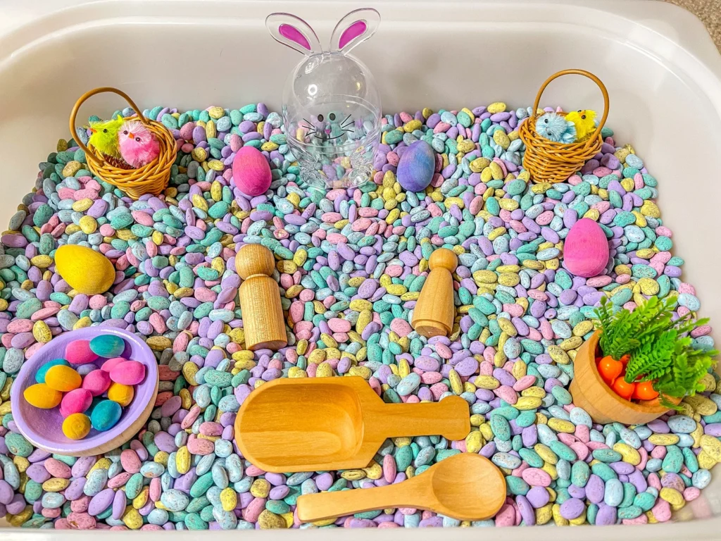 Easter Sensory Bins for Toddlers