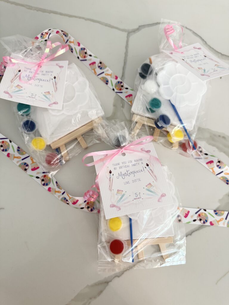 How to throw an art themed birthday party