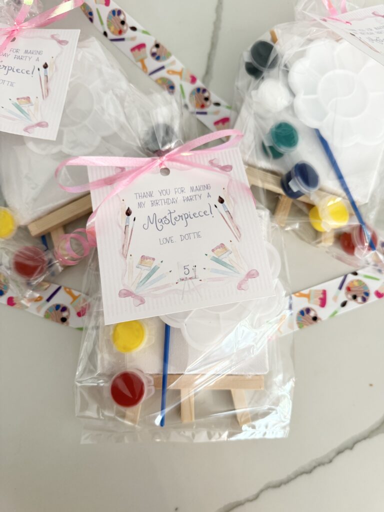 How to throw an art themed birthday party