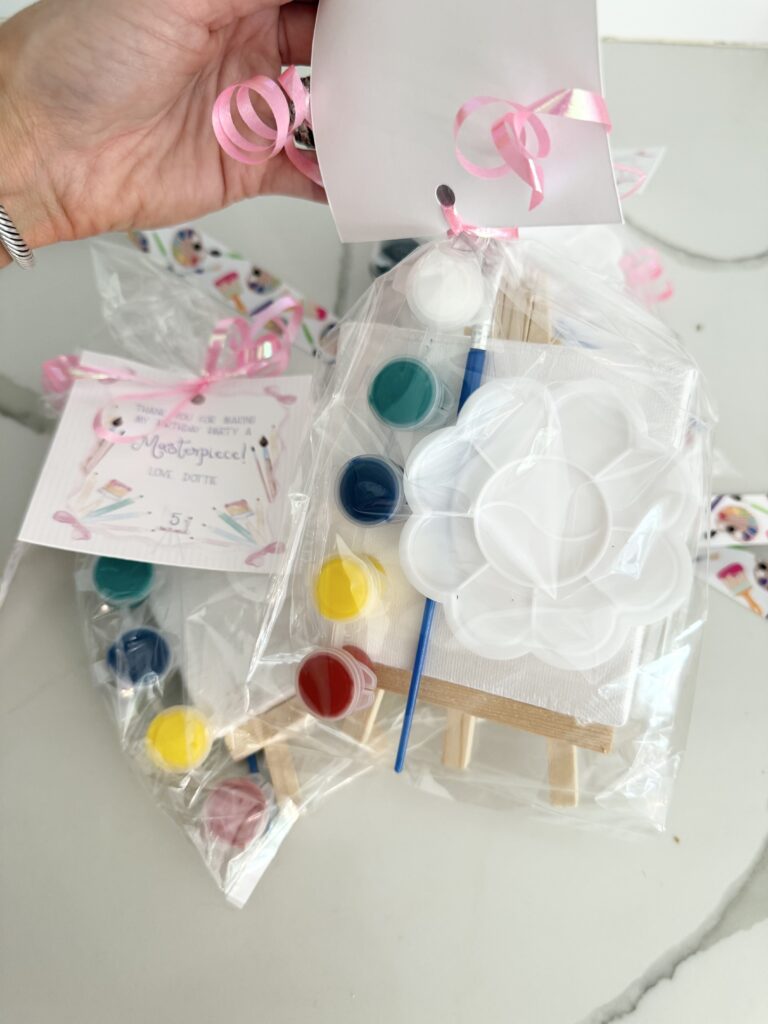 How to throw an art themed birthday party